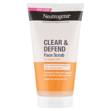 Neutrogena Clear & Defend arcradír 2% szalicilsavval 150 ml