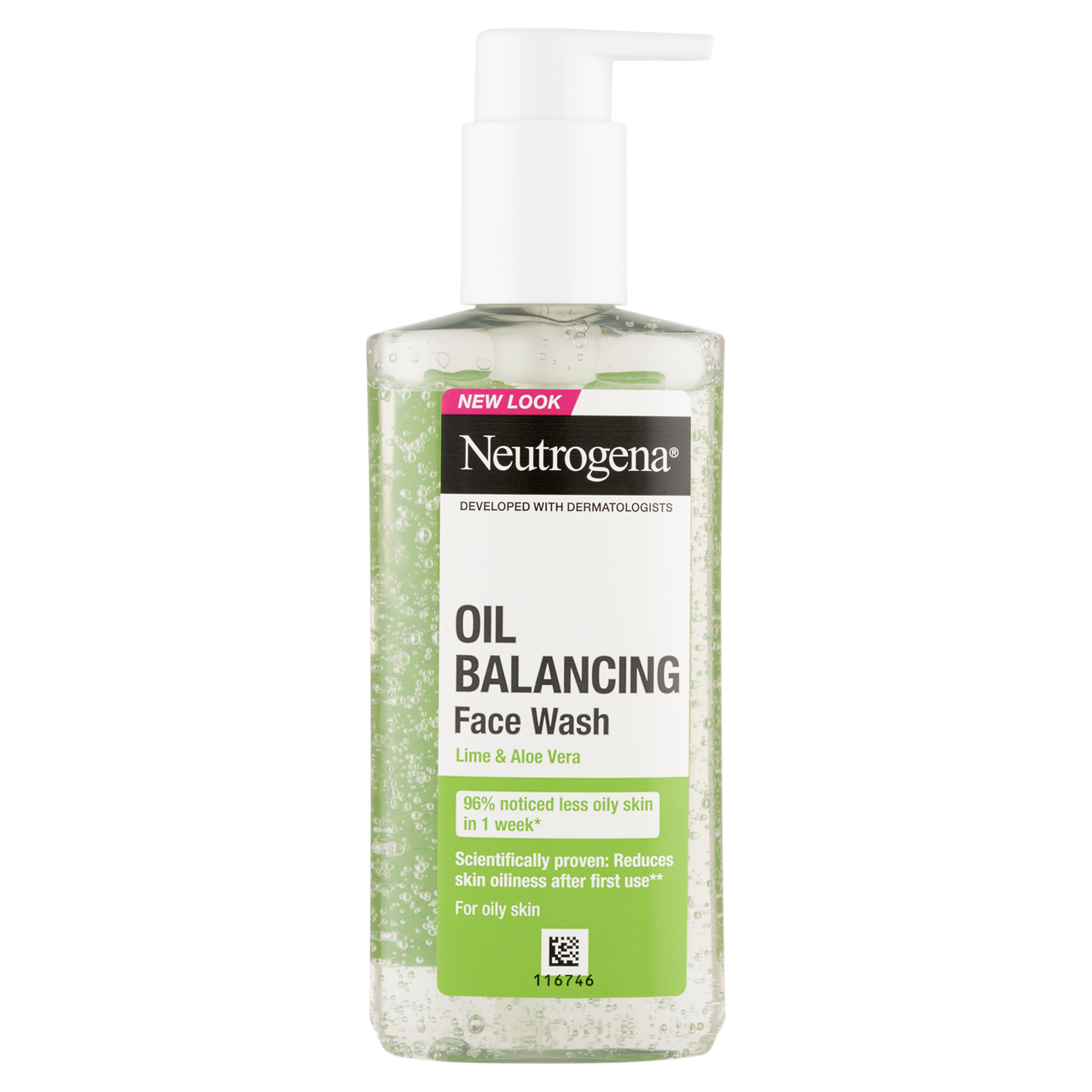 Neutrogena Oil Balancing Lime & Aloe Vera arclemosó 200 ml