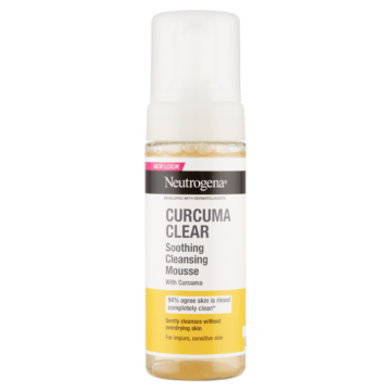 Neutrogena Curcuma Clear bőrnyugtató arctisztító hab 150 ml