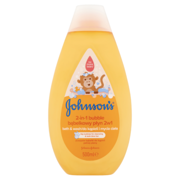 Johnson's 2 az 1-ben buborékos fürdető és tusfürdő gyermekeknek 500 ml