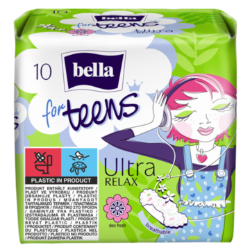 BELLA For Teens Ultra Relax Egészségügyi Betét 10 db