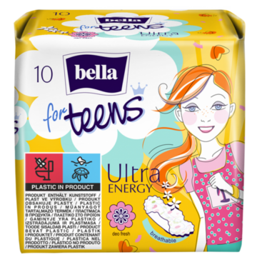 BELLA For Teens Ultra Energy Egészségügyi Betét 10 db