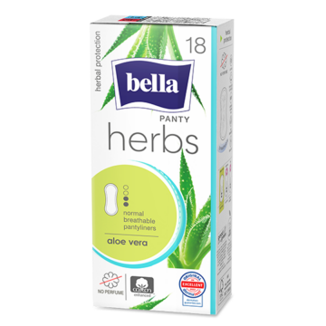 BELLA HERBS Tisztasági betét Aloe Vera 18 db