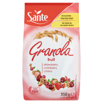 Sante Granola ropogós gabonapehely gyümölcsökkel 350 g