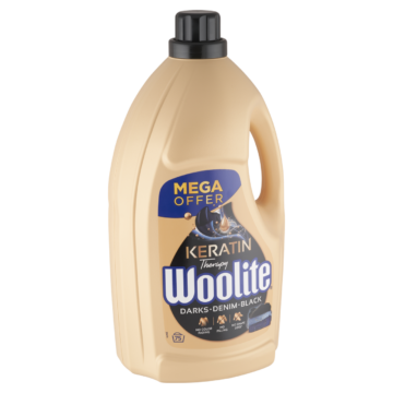 Woolite Keratin Therapy folyékony mosószer keratinnal sötét ruhákhoz 75 mosás 4,5 l