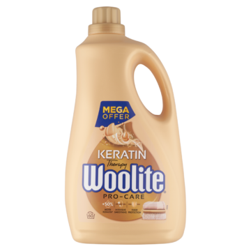 Woolite Keratin Therapy Pro-Care folyékony mosószer keratinnal minden ruhatípushoz 60 mosás 3,6 l