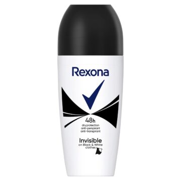 Rexona Invisible Black&White női golyós izzadásgátló 50 ml
