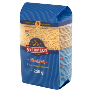 Gyermelyi cérnácska 8 tojásos száraztészta 250 g