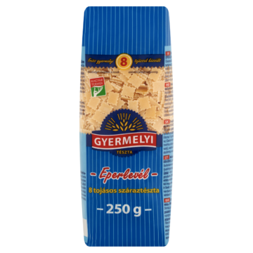 Gyermelyi eperlevél 8 tojásos száraztészta 250 g