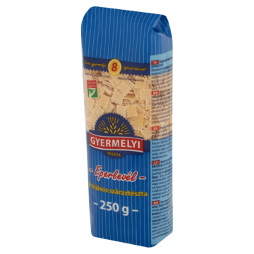 Gyermelyi eperlevél 8 tojásos száraztészta 250 g