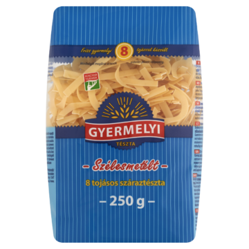 Gyermelyi szélesmetélt 8 tojásos száraztészta 250 g