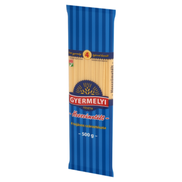 Gyermelyi hosszúmetélt 4 tojásos száraztészta 500 g