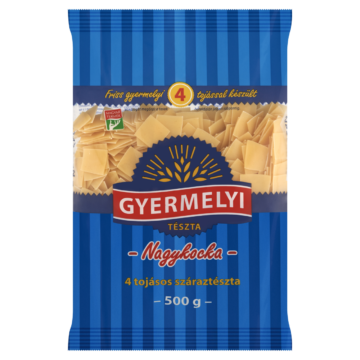 Gyermelyi nagykocka 4 tojásos száraztészta 500 g