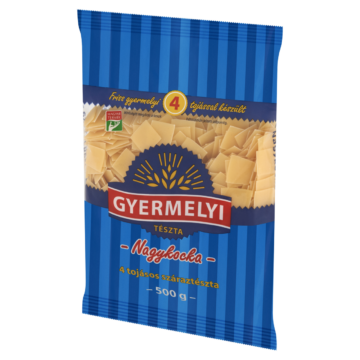 Gyermelyi nagykocka 4 tojásos száraztészta 500 g