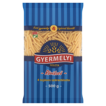 Gyermelyi rövidcső 4 tojásos száraztészta 500 g