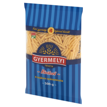 Gyermelyi rövidcső 4 tojásos száraztészta 500 g