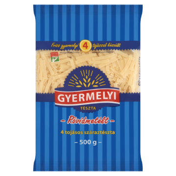 Gyermelyi rövidmetélt 4 tojásos száraztészta 500 g