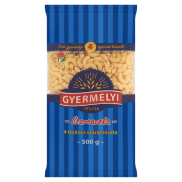Gyermelyi szarvacska 4 tojásos száraztészta 500 g