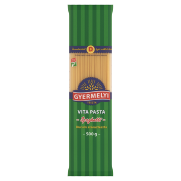 Gyermelyi Vita Pasta Spaghetti durum száraztészta 500 g