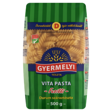 Gyermelyi Vita Pasta Fusilli durum száraztészta 500 g