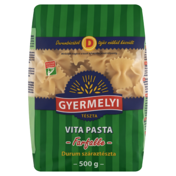 Gyermelyi Vita Pasta Farfalle durum száraztészta 500 g