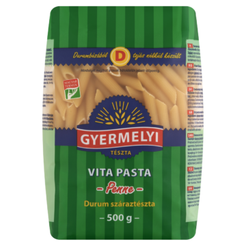 Gyermelyi Vita Pasta Penne durum száraztészta 500 g