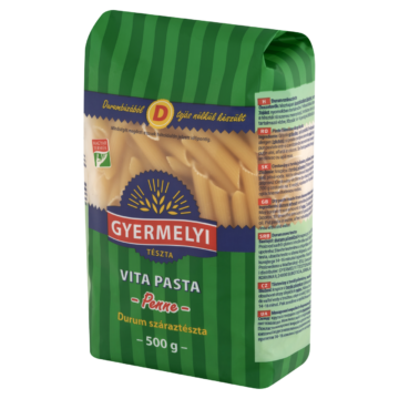 Gyermelyi Vita Pasta Penne durum száraztészta 500 g