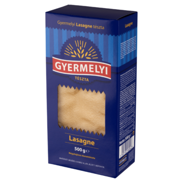 Gyermelyi Lasagne négytojásos durumtészta 500 g