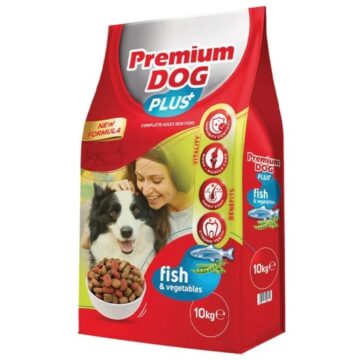 Premium Dog PLUSZ Hal-Zöldség Száraz kutyatáp 10kg