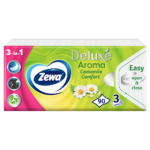 Zewa Deluxe Camomile Comfort illatosított papír zsebkendő 3 rétegű 90 db