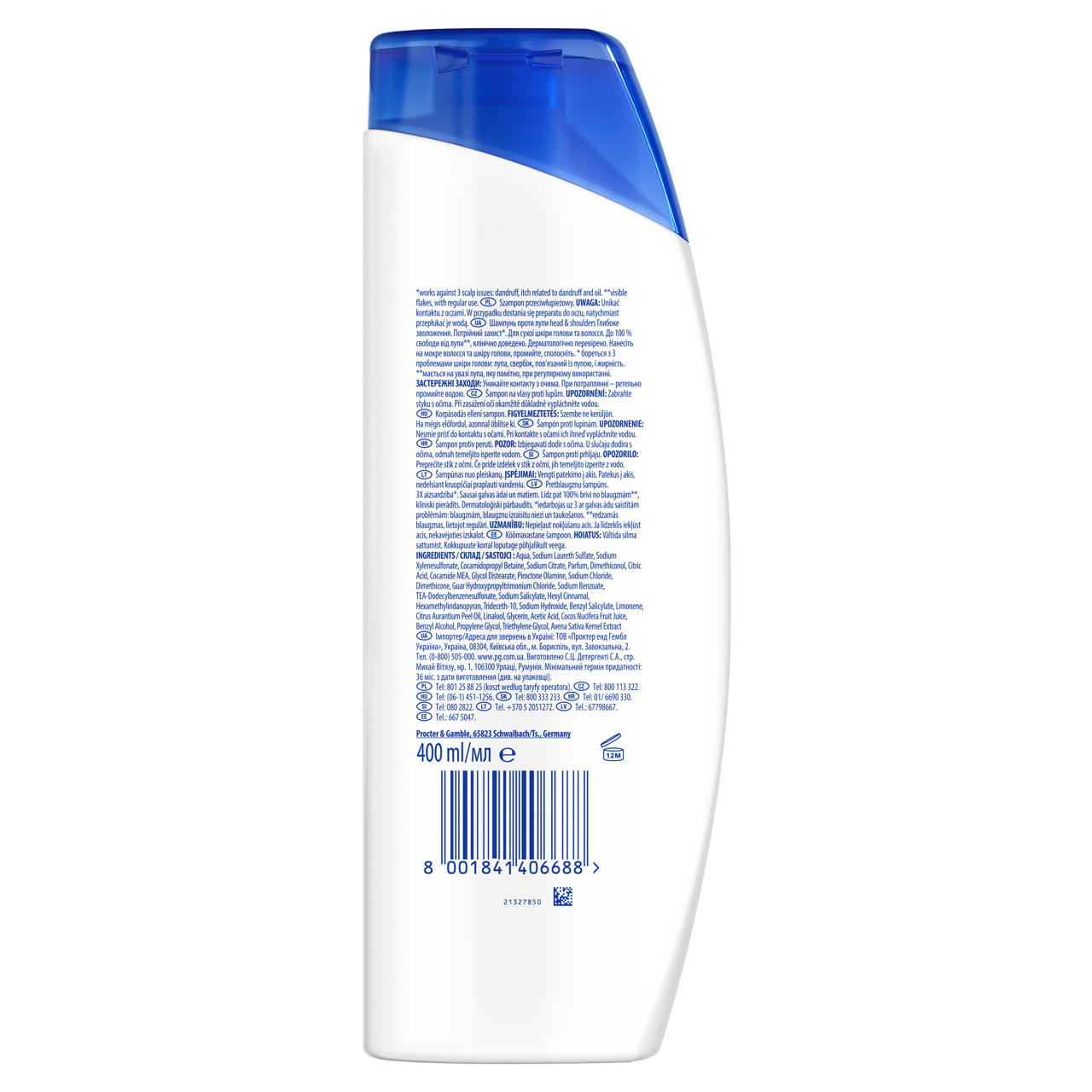 Head & Shoulders Deep Hydration Korpásodás Elleni Sampon 400 ml