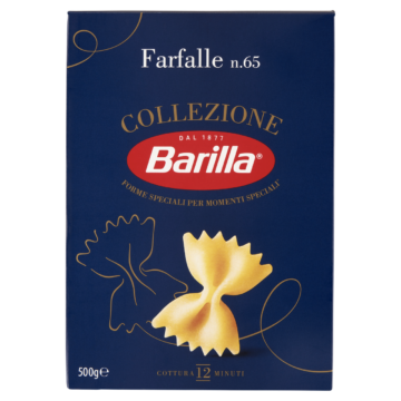 Barilla Farfalle n.65 apró száraztészta durum búzadarából 500 g