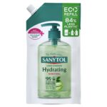 Sanytol Zöld Tea és aloe vera hidratáló folyékony szappan utántöltő 500 ml