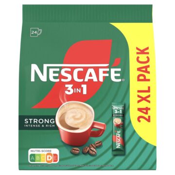 Nescafé 3in1 Strong Intense & Rich instant kávéspecialitás 24 x 16 g (384 g)