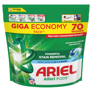Ariel Allin1 PODS Mountain Spring Universal Mosókapszula 70 db