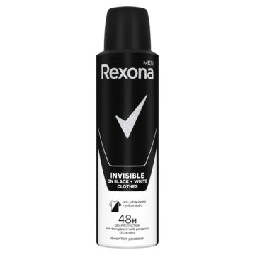 Rexona Men Invisible Black&White férfi izzadásgátló dezodor spray 150 ml