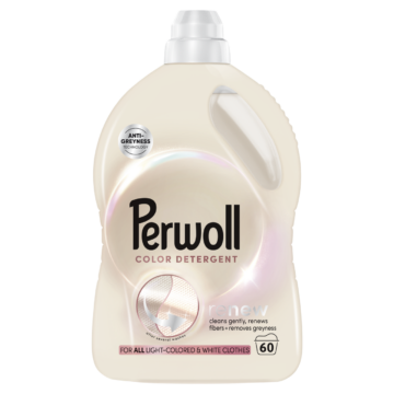 Perwoll Renew Light Colors kímélő mosógél világos ruhához 3 l 60 mosás