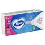 Zewa Deluxe Original illatmentes papír zsebkendő 3 rétegű 90 db
