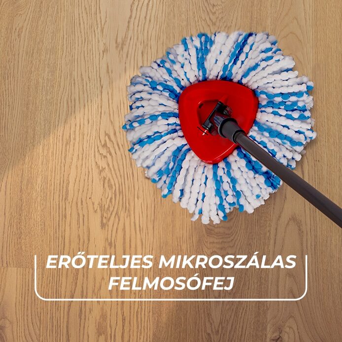 Vileda H₂prO pedálos forgó felmosó utántöltő – erős és tartós mikroszálas tisztítás