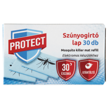Protect Plus szúnyogirtó lap utántöltő elektromos készülékhez 30 db