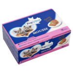Prevital Nedves Macskaeledel konzerv Mousse vegyes junior 12x85g