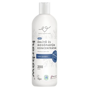 Herbow 2in1 Fehér Szerelem öblítő és mosóparfüm koncentrátum 200 mosás 1 l