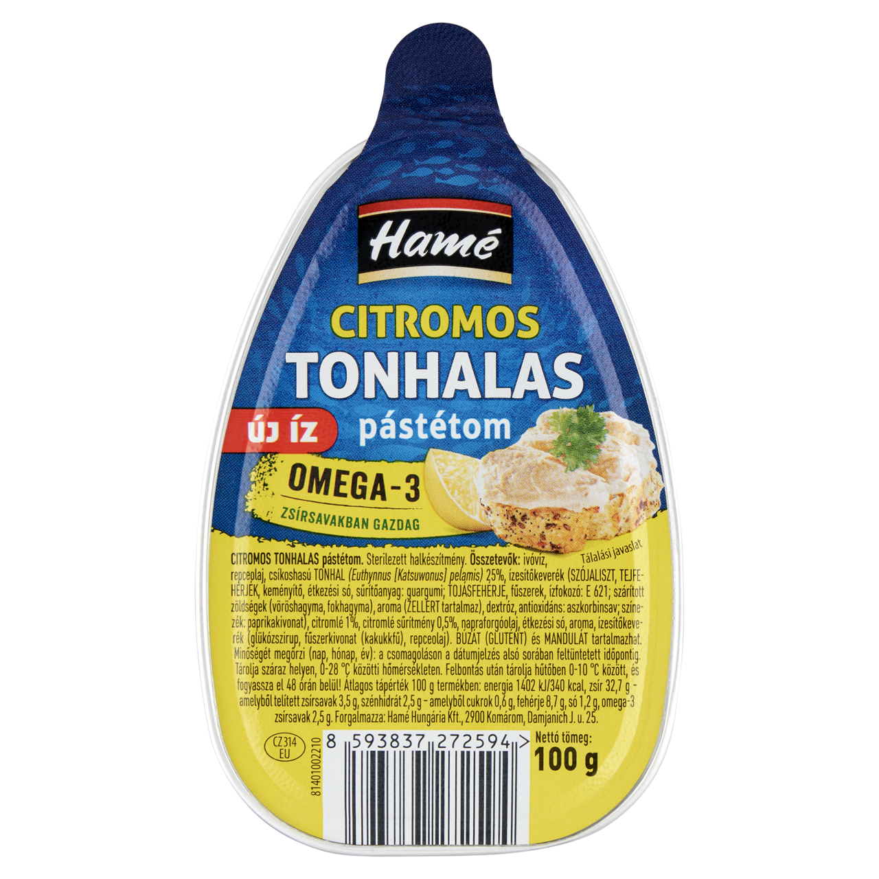 Hamé citromos tonhalas pástétom 100 g