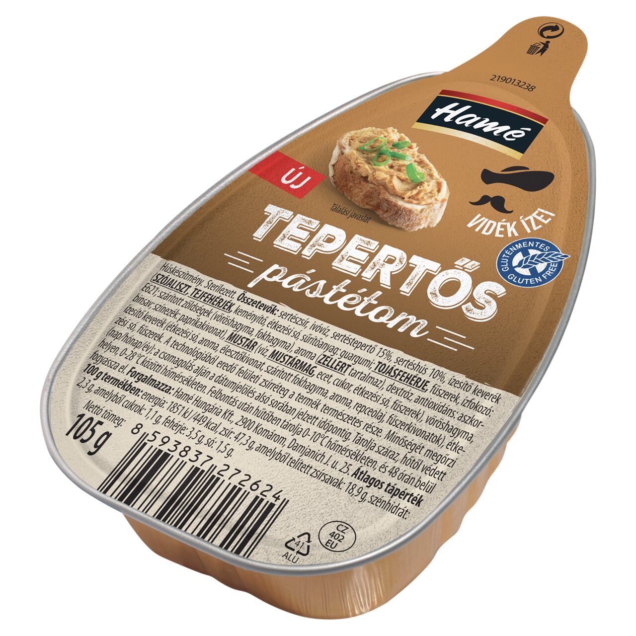 Hamé tepertős pástétom 105 g