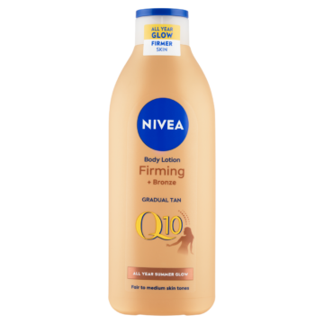 NIVEA Q10 bőrfeszesítő hatású önbarnító testápoló 400 ml