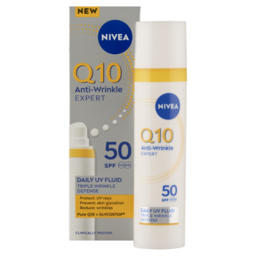 NIVEA Q10 Anti-Wrinkle Expert nappali arcápoló UV fluid FF50 40 ml