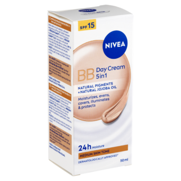 NIVEA BB 5 az 1-ben hidratáló arckrém közepes bőrtónusra 50 ml