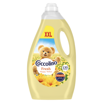 Coccolino Fresh Happy Yellow XXL öblítőkoncentrátum 130 mosás 2,99 l