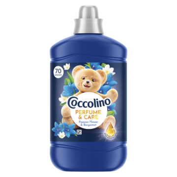 Coccolino Perfume & Care Passion Flower & Bergamot öblítő, 70 mosás, 1610 ml