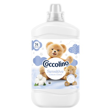 Coccolino Sensitive Cotton Cloud öblítőkoncentrátum 74 mosás 1702 ml